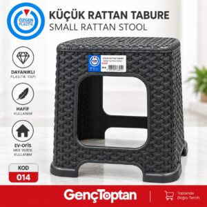 ÖZGEN 014  KÜÇÜK RATTAN TABURE