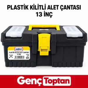 SAĞLAM 946  PLASTİK KİLİTLİ ALET ÇANTASI 22 İNÇ 3LÜ