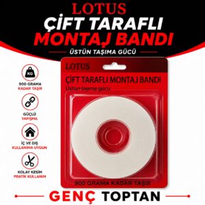 LOTUS ÇİFT TARAFLI MONTAJ BANDI