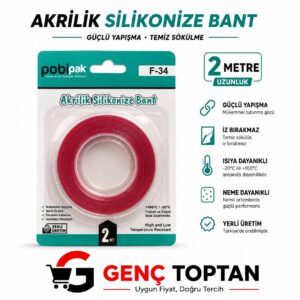 POBİPAK F-34 ÇİFT TARAFLI BANT