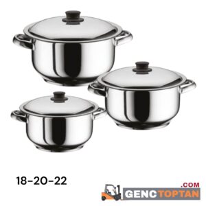ARİAN 6 PRÇ KARİZMA TENCERE SETİ (18,20,22)