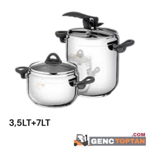 HASCEVHER 3,5+7 LT DÜDÜKLÜ SET SİYAH