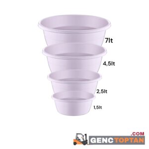 AKAY 4 BOY YUVARLAK MOBLEN BADYA (1,5-2,5-4,5-7 LT)