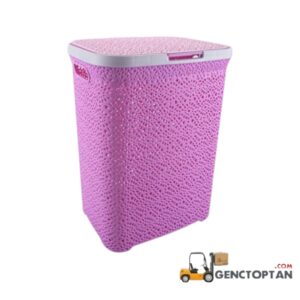 SARAL 65 LT DANTELLİ KİRLİ ÇAMAŞIR SEPETİ