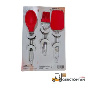 AKAY BEE 6442 3LÜ SİLİKON SERVİS SET