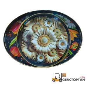 İSR-5774 2'Lİ ADA SİYAH TEPSİ