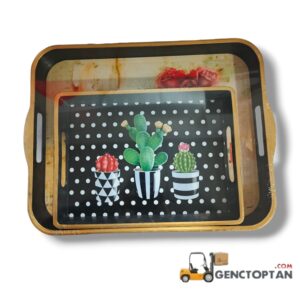 İSR-5765 2'Lİ YAĞIZ TEPSİ