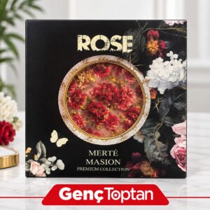 İSR-5821 LÜX BEYAZ ROSE TEPSİ