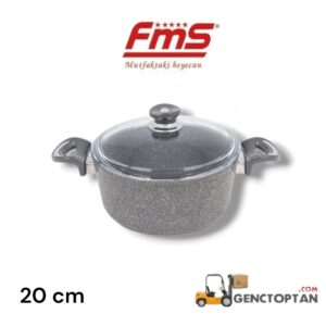 FMS NO:20 GRANİT LÜX DERİN TENCERE G1002GRI