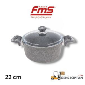 FMS NO:22 GRANİT LÜX DERİN TENCERE G1003GRI