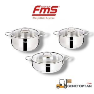 FMS EKO 6 PRÇ TENCERE SETİ METAL 5013S