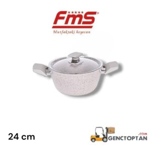 FMS NO:24 SAFİR GRANİT BASIK TENCERE BEJ G2024BEJ