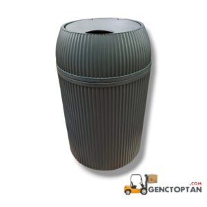 EMİNEM 3193 10LT YUVARLAK ÇÖP KOVASI MANUEL KAPAK