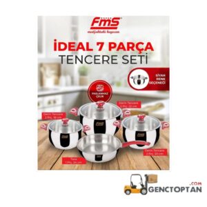 FMS 3+1 İDEAL TENCERE KIRMIZI