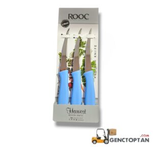 ROOC MR-003 - LAZER KESİM 3LÜ BIÇAK