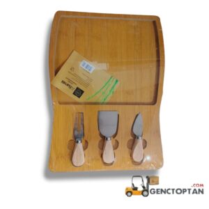 BAROTTİ DMR-8741 BAMBU PEYNİR SUNUM SETİ*36