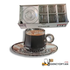 HERENCIA LALE 6 LI KAHVE FİNCAN SETİ