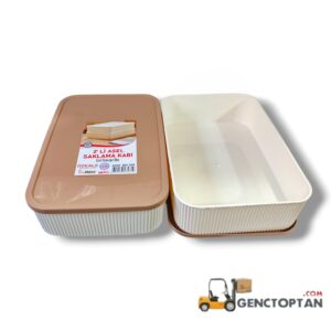 ÖZKALE MD500 2'Lİ ASEL SAKLAMA KABI 6.7 LT