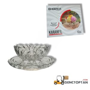 HERENCIA 12 PCS KARANFİL DONDURMA ÇEREZ KASESİ