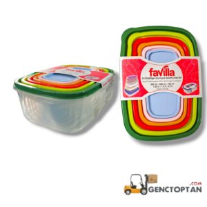 FAVİLLA 6'LI DİKDÖRTGEN DÜZ KAPAK SAKLAMA KAPI