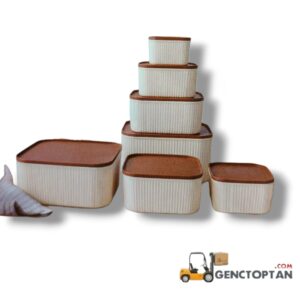 ÖZKALE MD650 4'LÜ LARA SAKLAMA 3LT-1.8LT-0.9LT-0.45LT