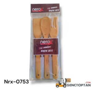 NEROX KAŞIK SETİ BAMBU 3'LÜ NRX-0753