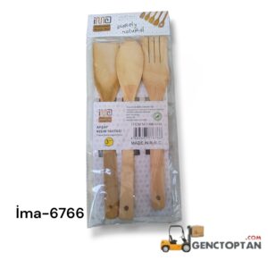 İMA-6766 3'LÜ BAMBU KAŞIK SETİ
