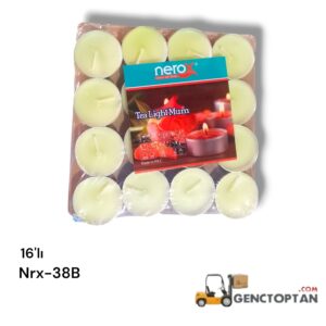 NEROX NRX-38B 16'LI TEALGHT MUM YUVARLAK