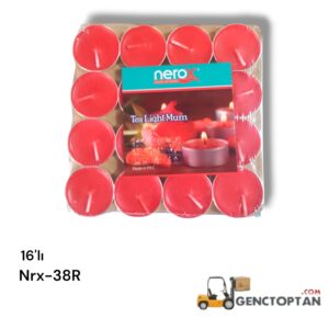 NEROX NRX-38R TEALİGHT 16'LI MUM