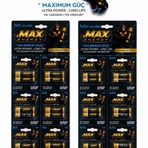 ZMAX KALIN AA KALEM PİL 12'Lİ MAX-1531
