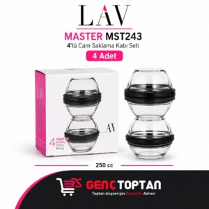 LAV MST243 KAPAKLI KASE 4 LÜ PAKET