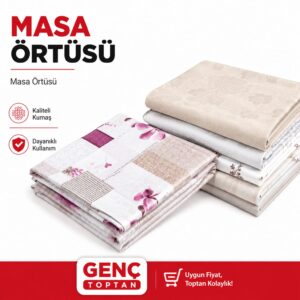 YILMAZ 140X180 BÜYÜK MASA ÖRTÜSÜ 25'Lİ
