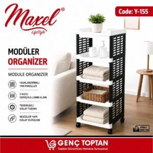 MAXEL Y-155 5 KATLI TEKERLEKLİ ORGANİZER