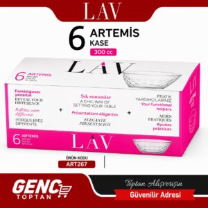 LAV ART267F ARTEMİS KASE 6LI