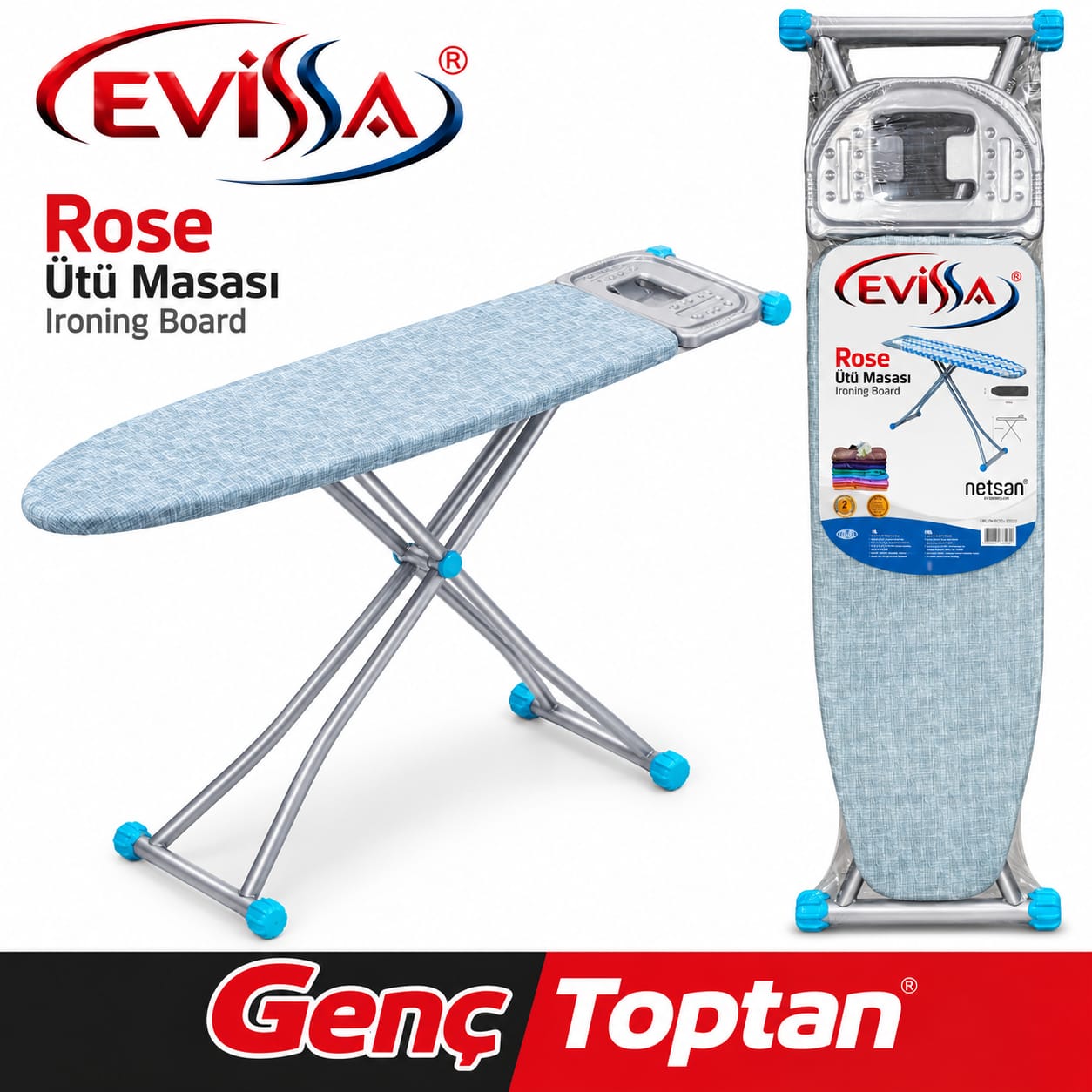 EVİSSA ROSE ÜTÜ MASASI
