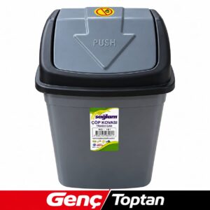 SAĞLAM 4 NO KLİK ÇÖP KOVASI 25 LT KOD:291 14LÜ