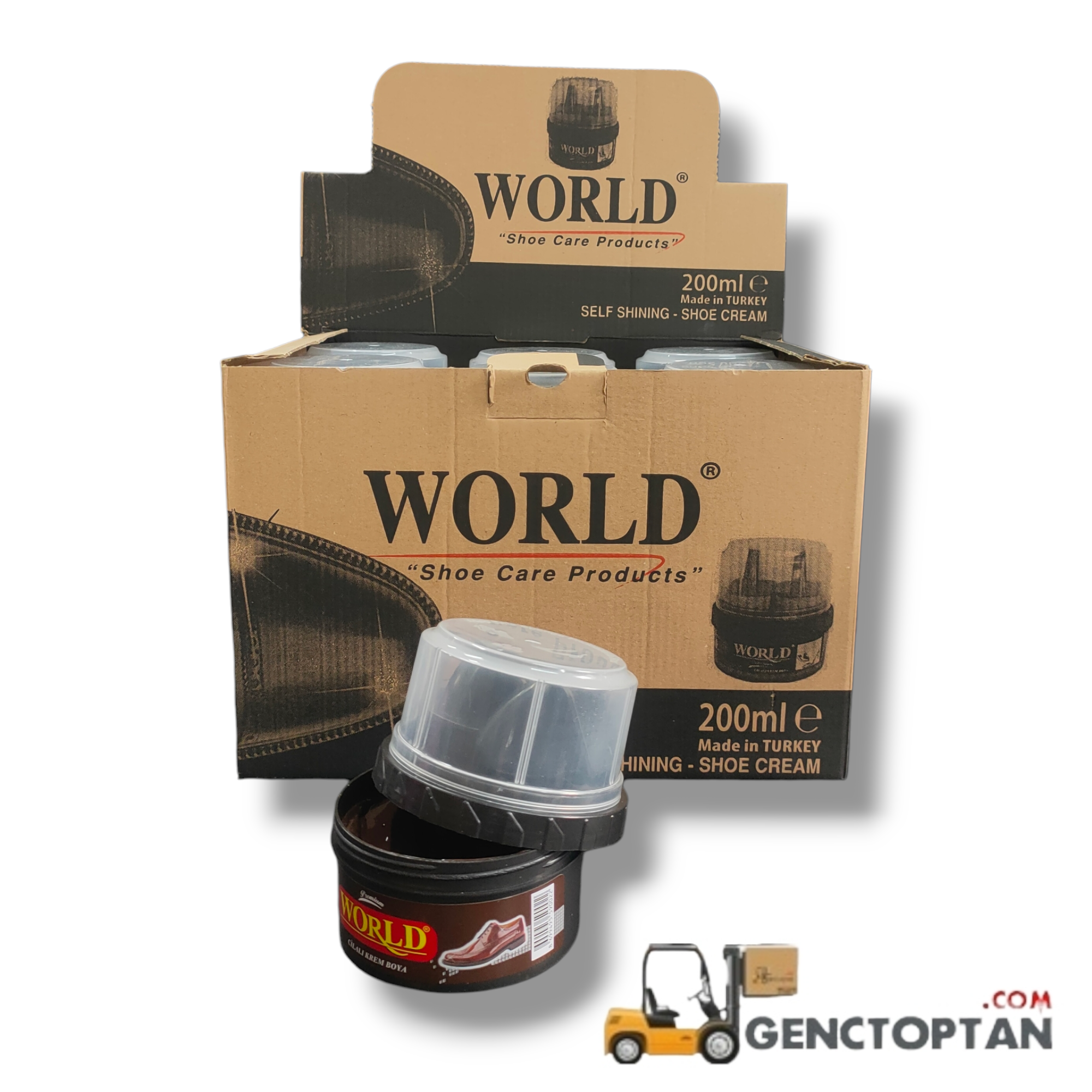 WORLD 200 ML SİYAH AYAKKABI BOYASI