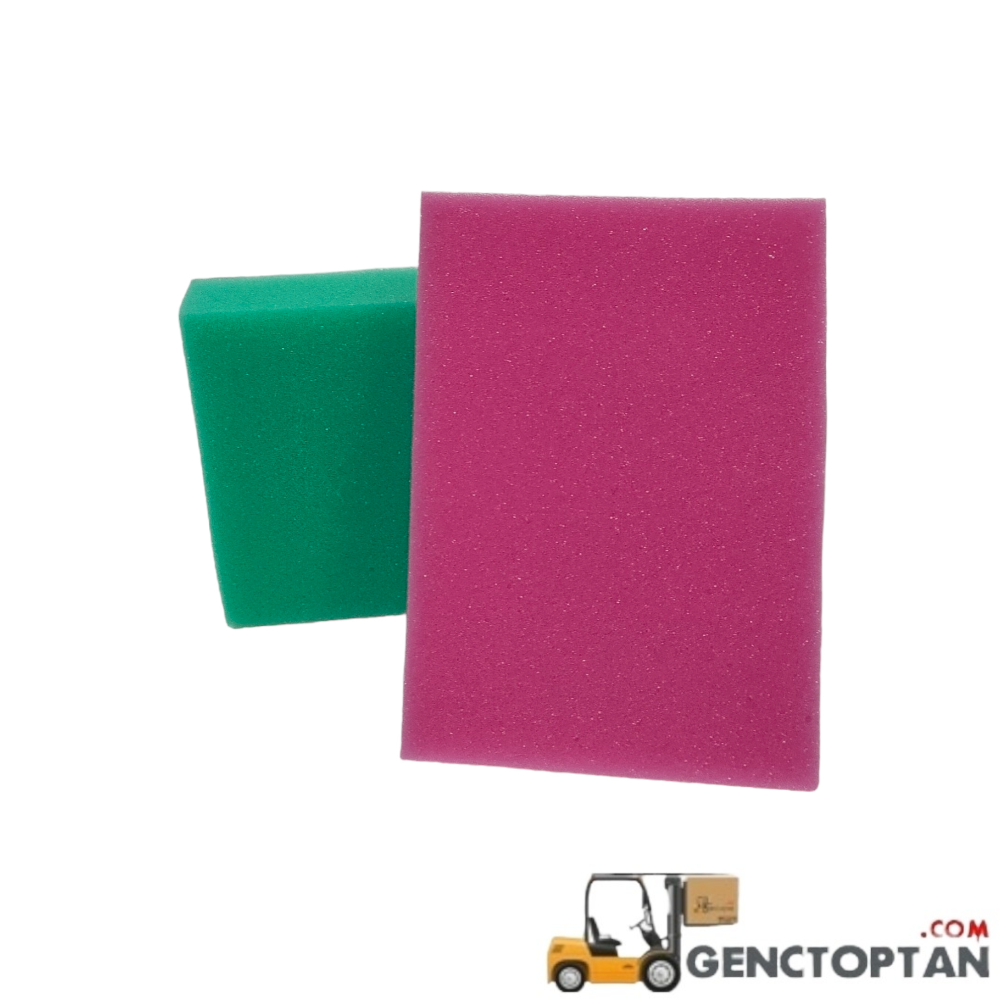 AKSAN RENKLİ TEMİZLİK SÜNGERİ (12'Lİ)TM-185*25