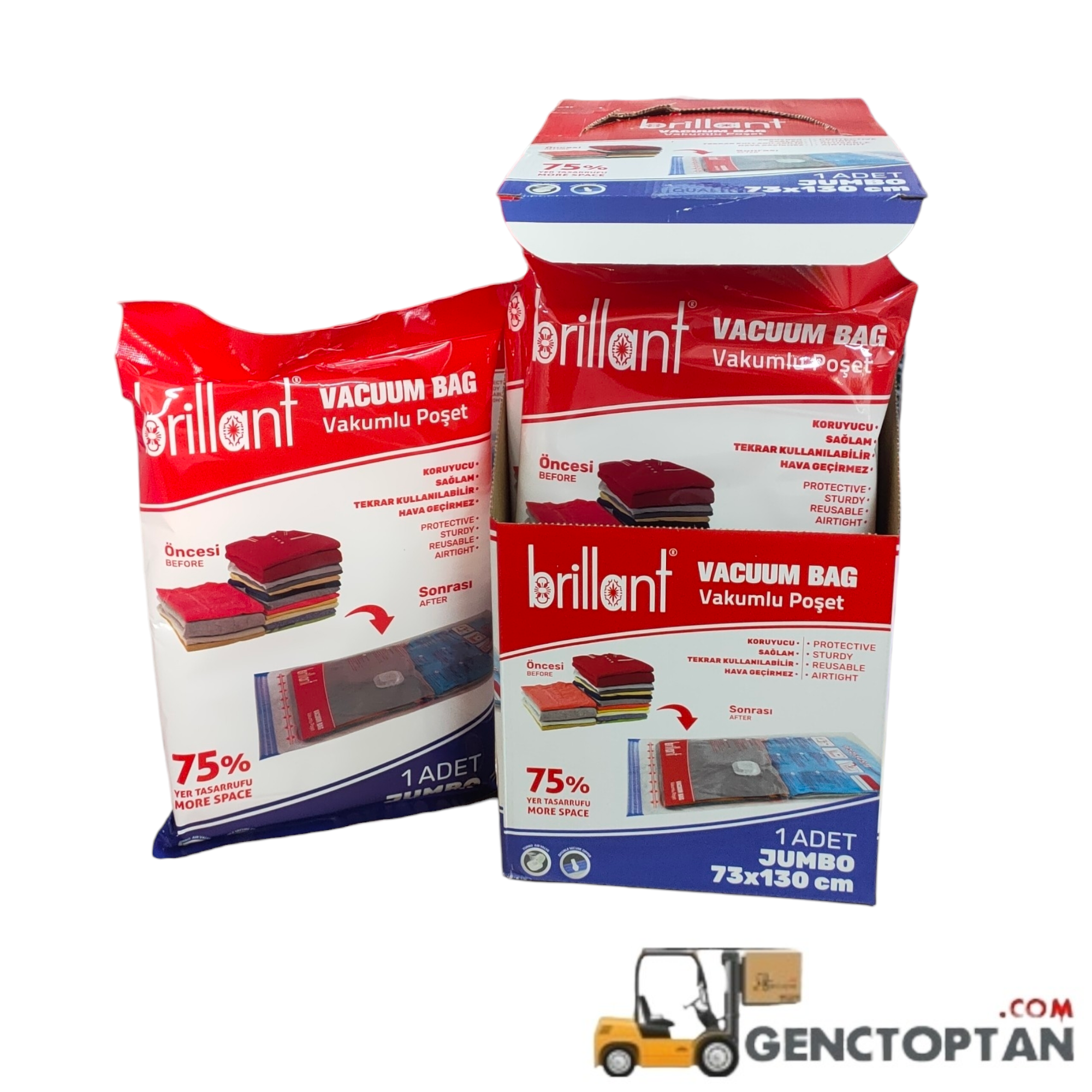 BRİLLANT 23702 VAKUMLU POŞET XL