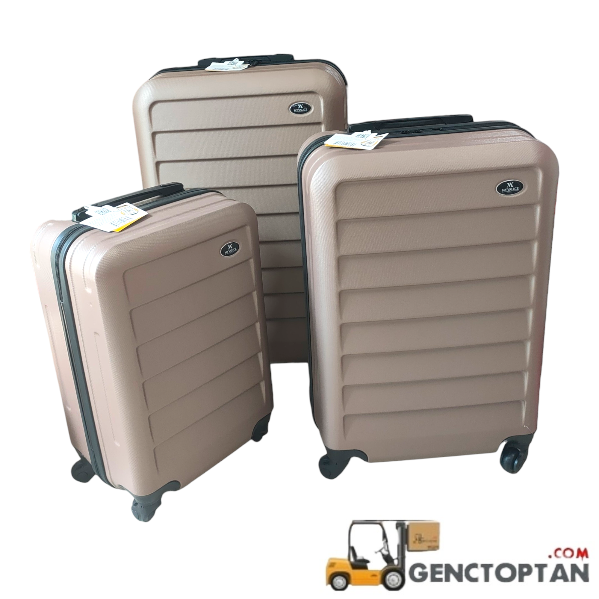 MY EXPO RENKLİ 3'LÜ VALİZ