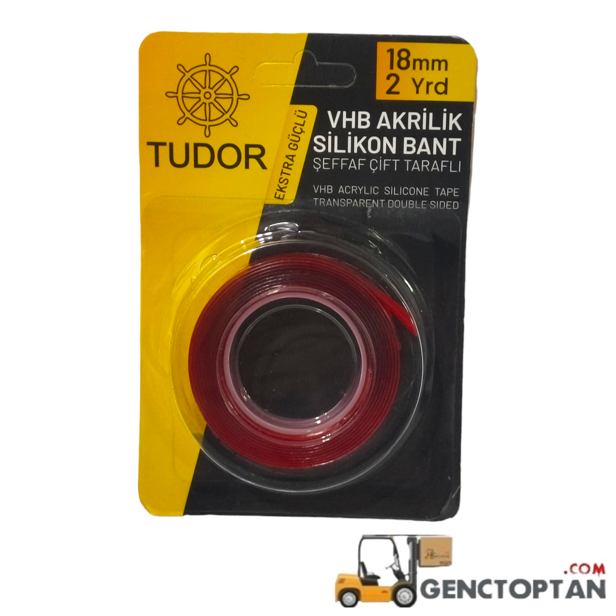 TUDOR ÇİFT TARAFLI SLİKON BANT