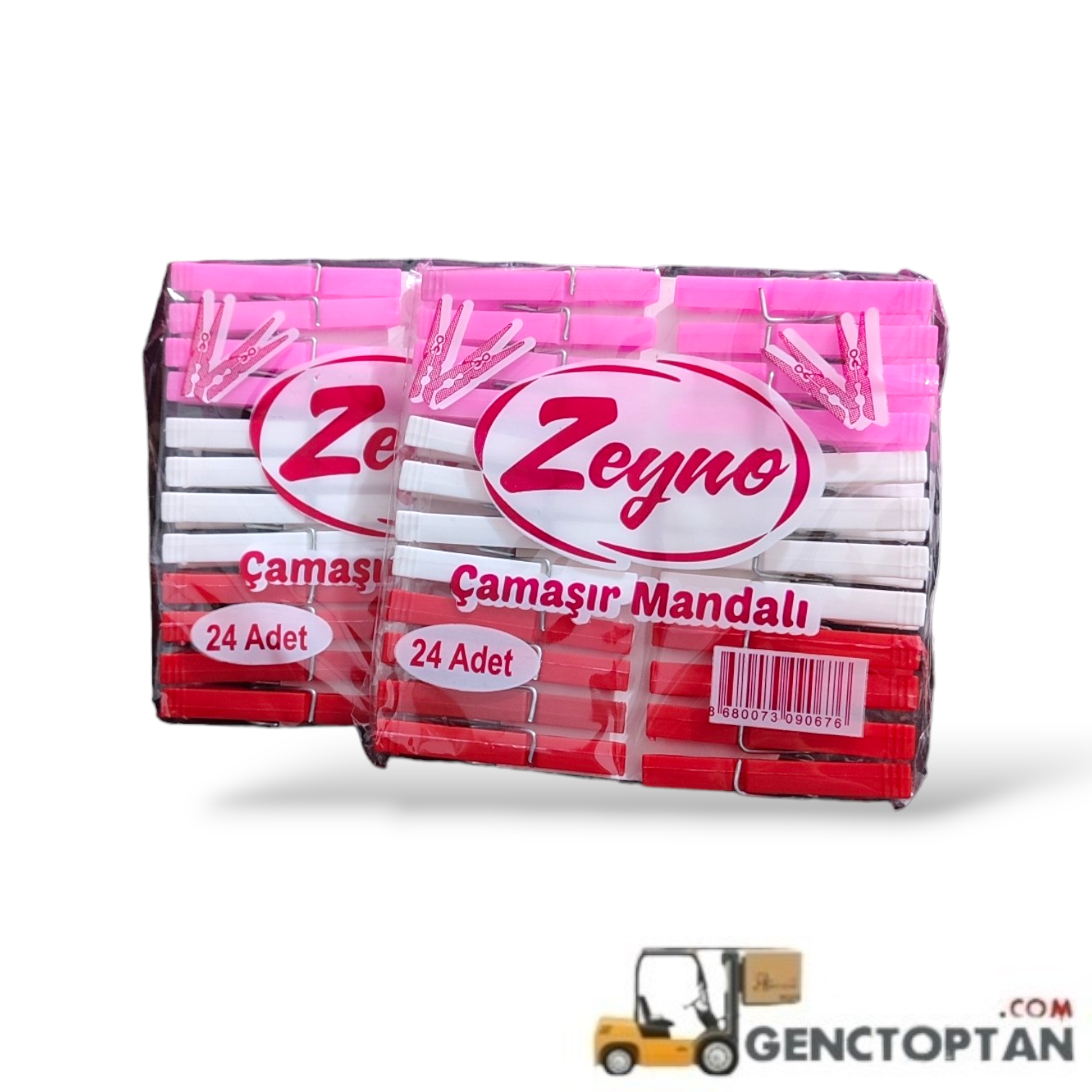 zeyno 24'lü plastik mandal