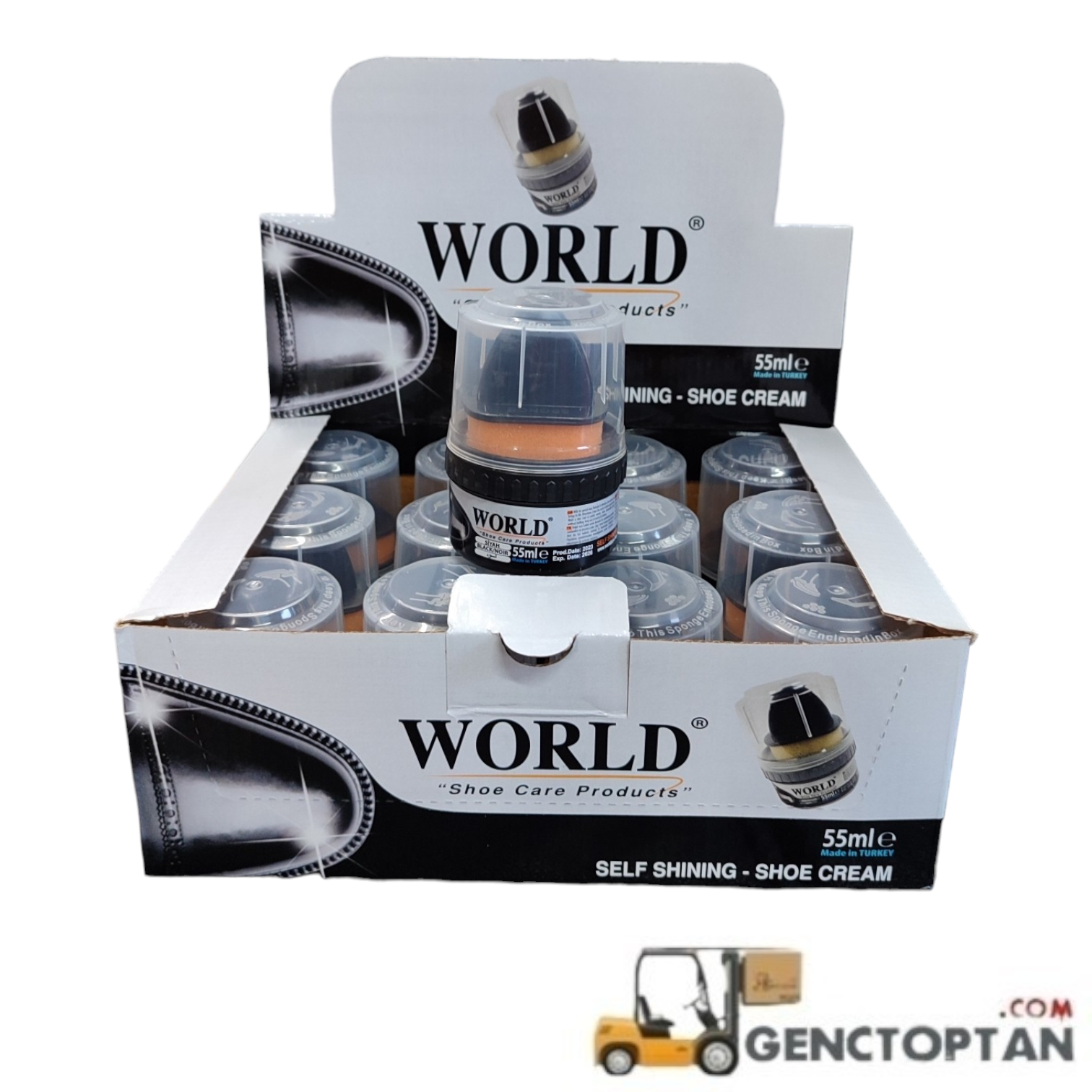 WORLD 55 ML SİYAH AYAKKABI BOYASI