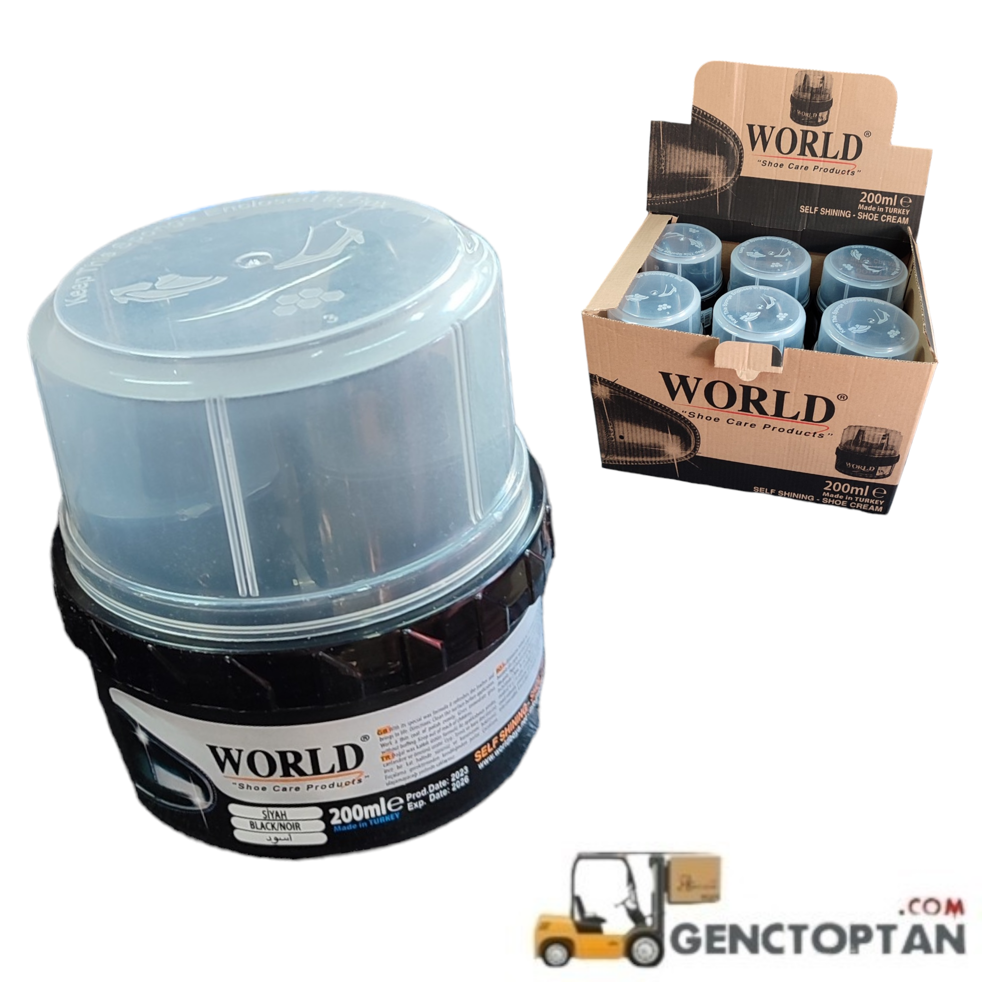 WORLD 200 ML SİYAH AYAKKABI BOYASI