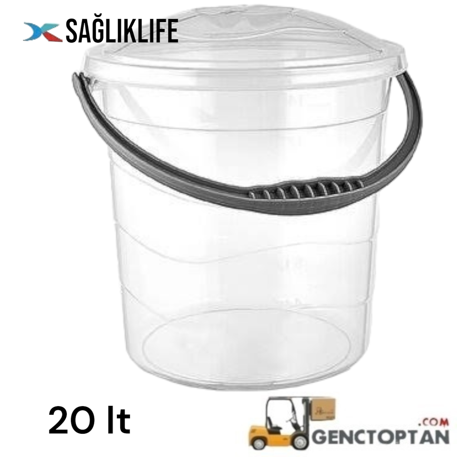 SAĞLIK 5NO ŞEFFAF KOVA