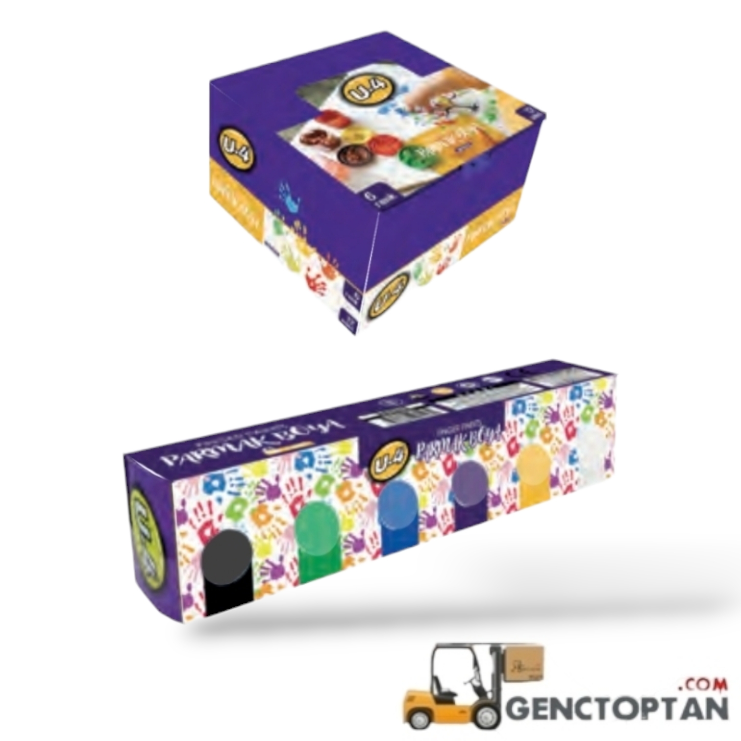 U4 F476 U-4 6'LI PARMAK BOYA 25ml