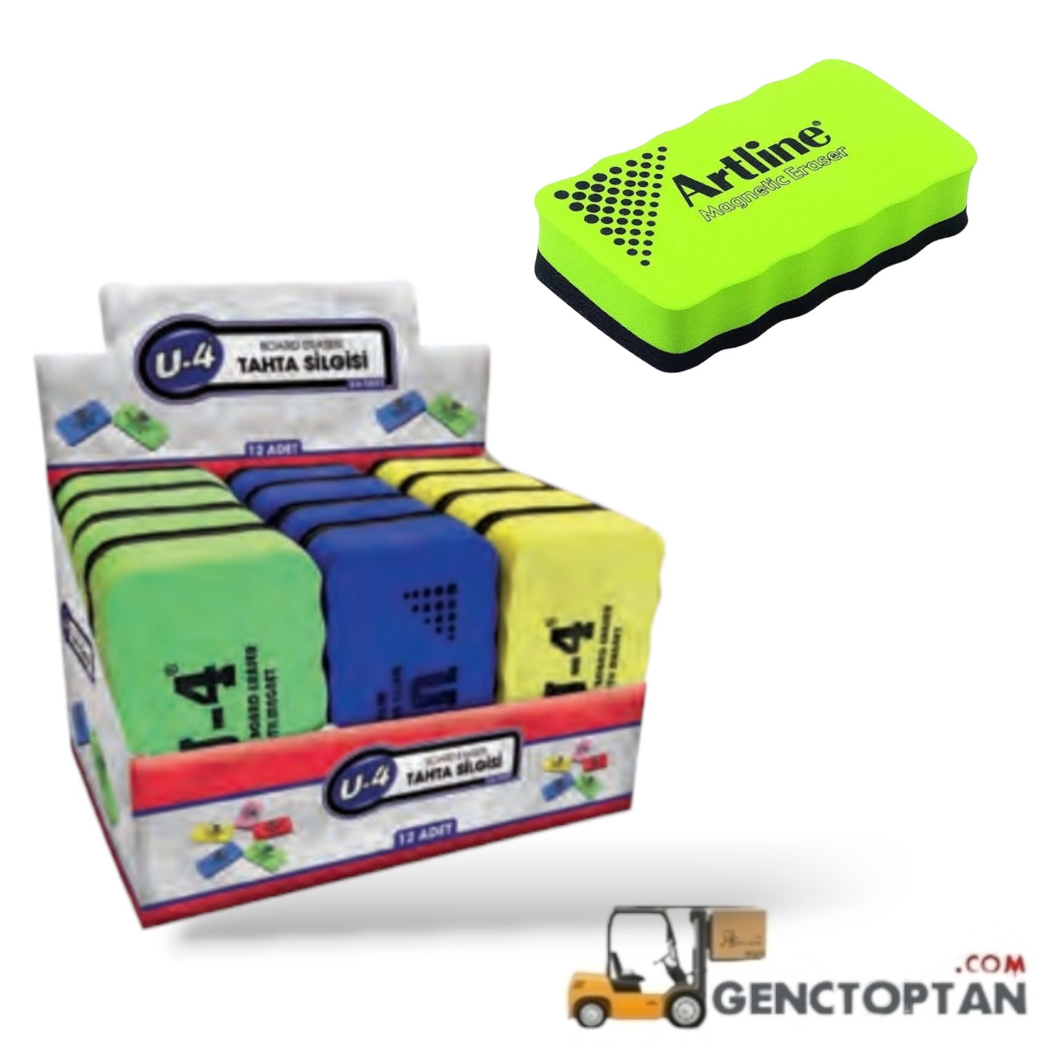 U4 1087 U-4 MIKNATISLI TAHTA SİLGİSİ