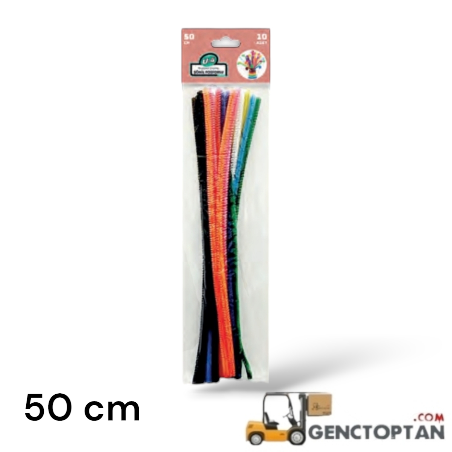 U4 1499 U-4 ŞÖNİL FOSFORLU 10'LU 50CM