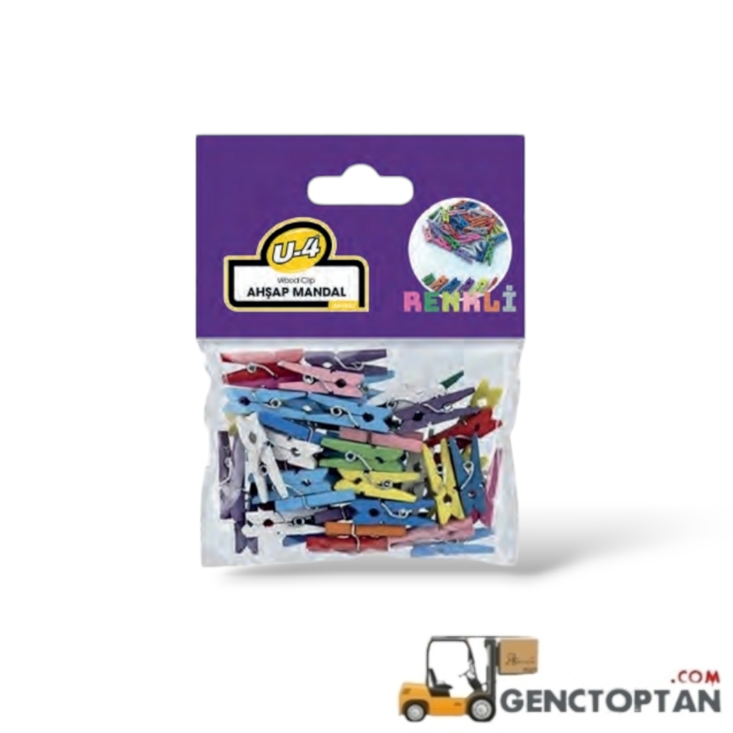U4 1067 U-4 MANDAL MİNİ RENKLİ