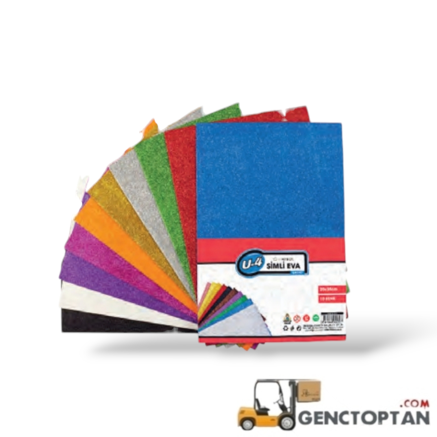 U4 147 U-4 EVA A4 SİMLİ YAPIŞKANSIZ 10 RENK